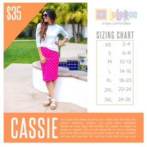 LuLaRoe Cassie Skirt-M NWT